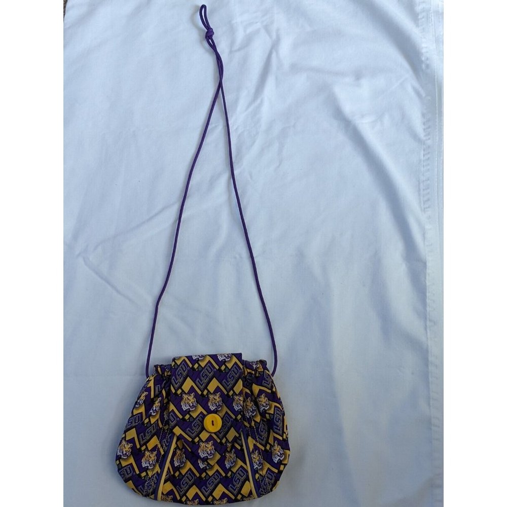 Necktie Purses by Carolyn -LSU Tigers purse